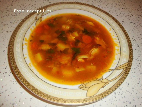 Куриный суп с машем