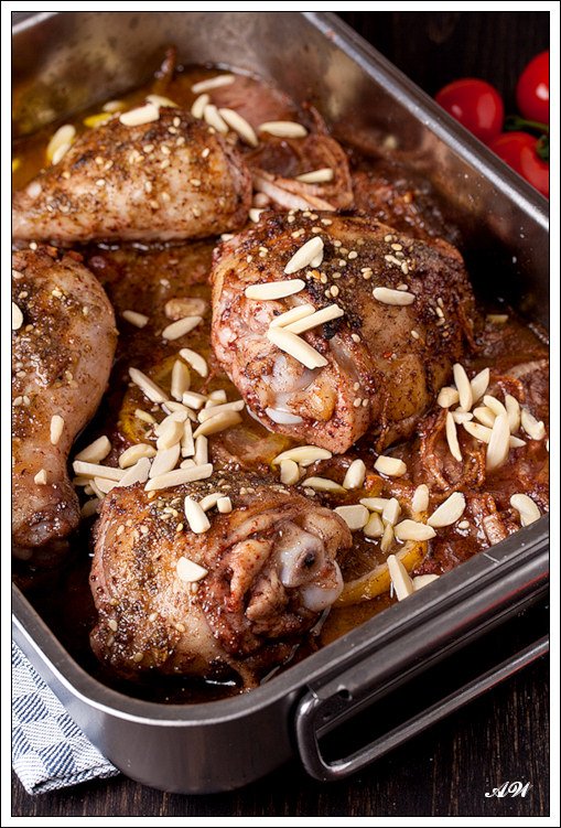 Курица с сумахом и заатаром