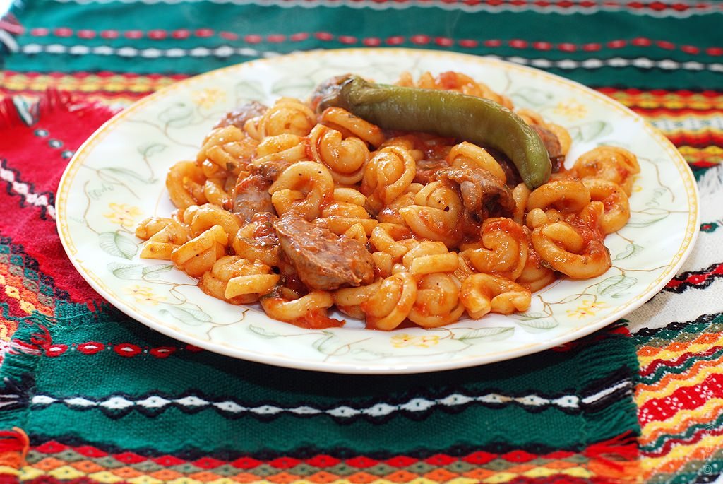 Паста с потрошками