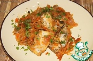 Рыба, запеченная в капусте