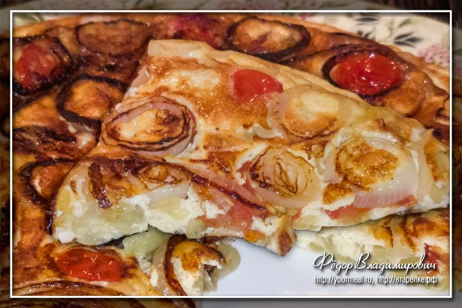 Мандирмак - дагестанский омлет с овощами